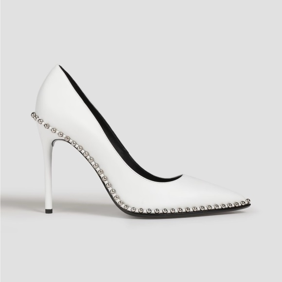 Alexander Wang white studded heel size 7 - Picture 2 of 2